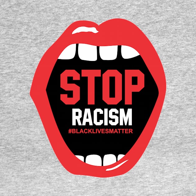 Stop Racism Lips by denufaw